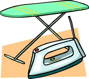 Ironing Board And Iron Clip Art At Clker Com   Vector Clip Art Online