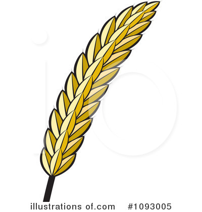 Royalty Free  Rf  Wheat Clipart Illustration By Lal Perera   Stock