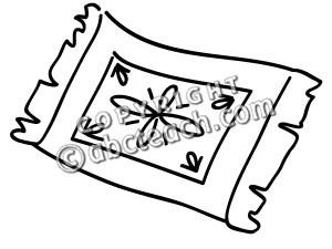 Rug Clipart Black And White