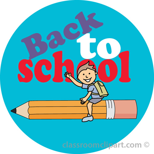 School   Back To School Cartoon 23a   Classroom Clipart