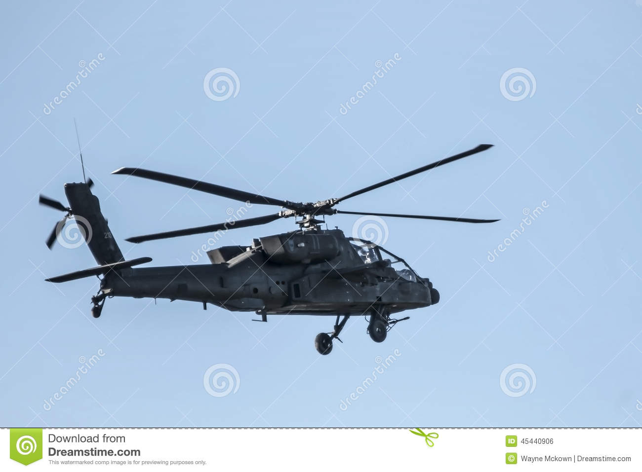 United States Airforce Helicopter Flying Out Of Whiteman Airforce