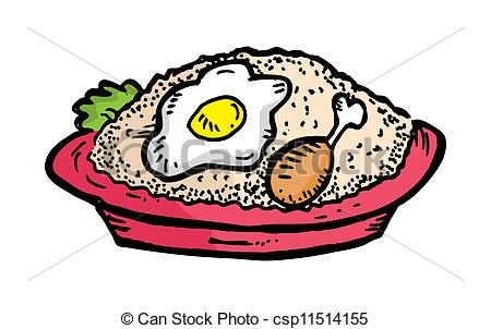 Vector   Fried Rice   Stock Illustration Royalty Free Illustrations