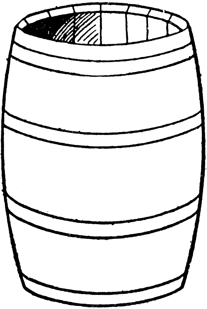 Water Barrel   Clipart Etc