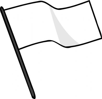 Waving White Flag Clip Art Vector Free Vector Graphics   Vector Me