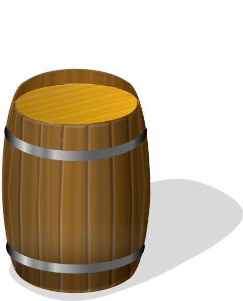 Wooden Barrel Clip Art At Clker Com   Vector Clip Art Online Royalty