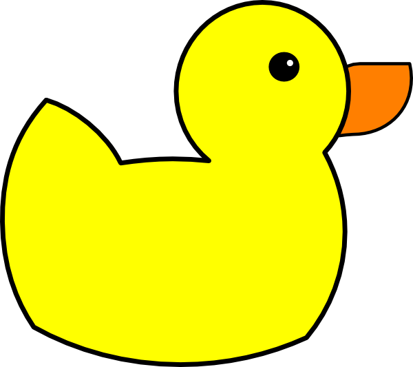 Yellow Duck Clip Art At Clker Com   Vector Clip Art Online Royalty