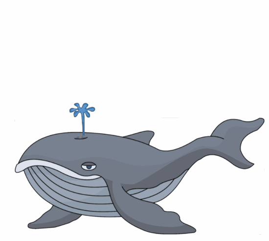 Animated Clipart  Humpback Whale Animation 5c   Classroom Clipart