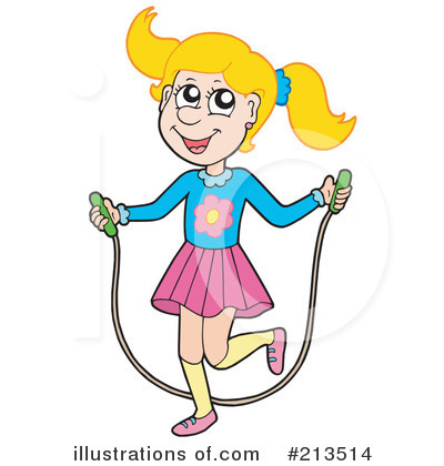 Children Jumping Rope Clipart More Clip Art Illustrations Of