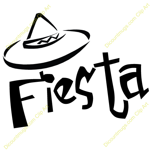 Clipart 11701 Fiesta Mexican Hat   Fiesta Mexican Hat Mugs T Shirts