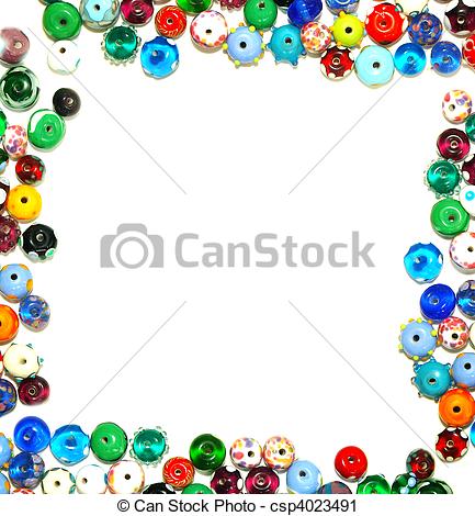 Jewelry Border Clipart Glass Beads Forming A Border