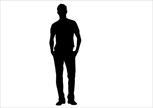 Man Standing Silhouette   Clipart Panda   Free Clipart Images