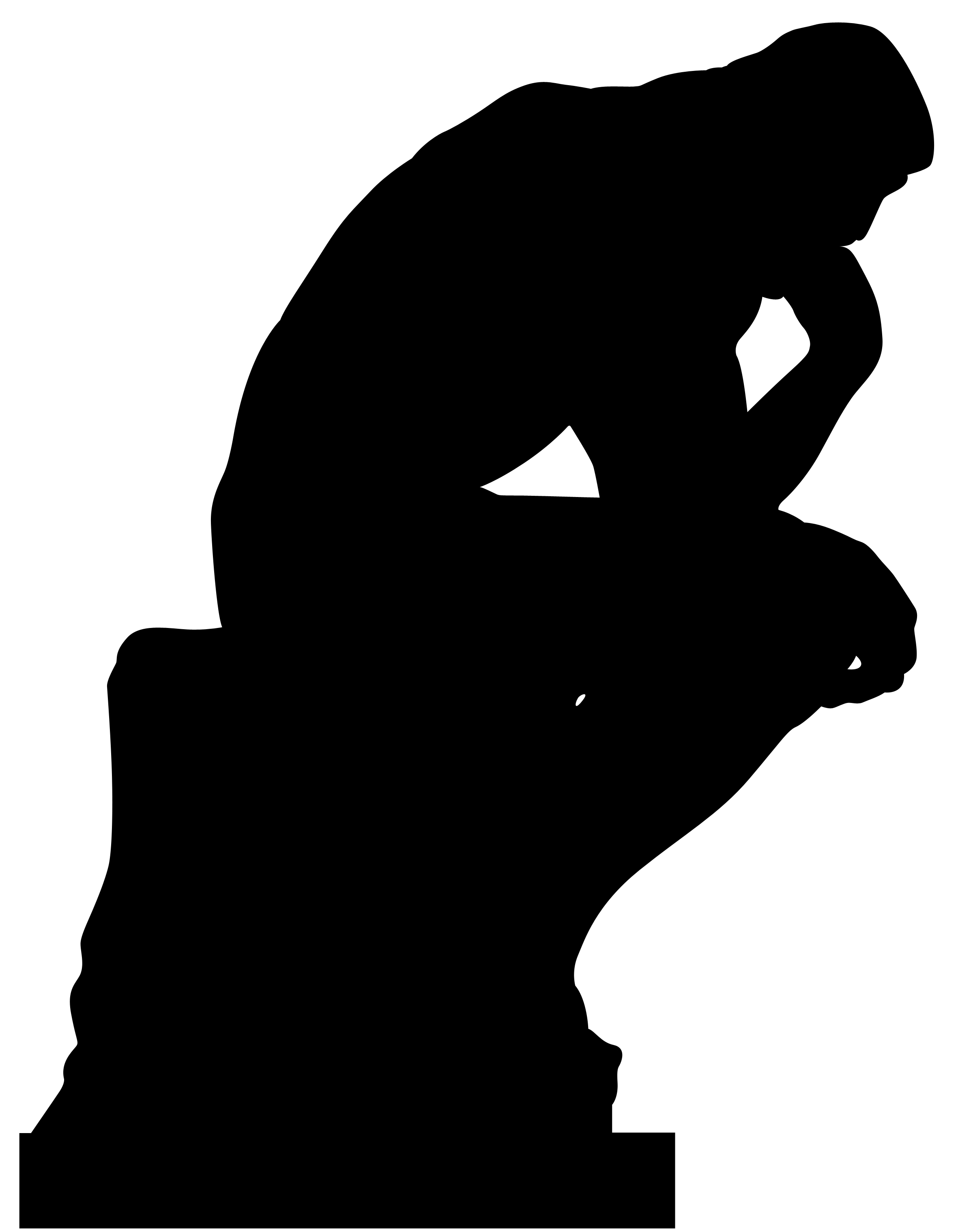Man Thinking Silhouette   Clipart Panda   Free Clipart Images