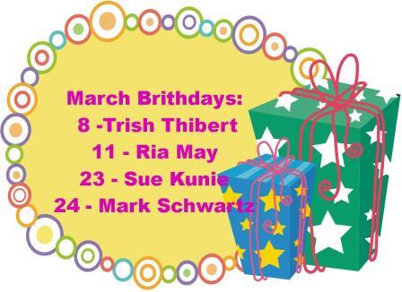 March Birthdays Clipart Birthday Clip Art We Have 4 Staff Members