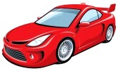 Red Sports Car Clipart 13944063 Vector Isolated Red Sports Car Jpg