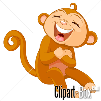 Related Laughing Monkey Cliparts