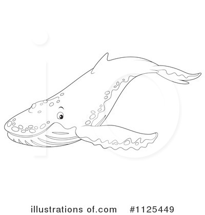 Royalty Free  Rf  Humpback Whale Clipart Illustration  1125449 By Alex