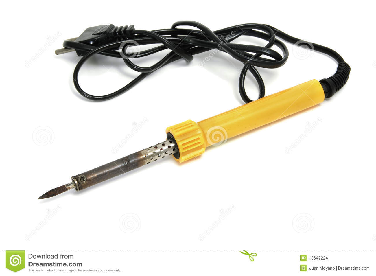 Soldering Iron Isolated On A White Background