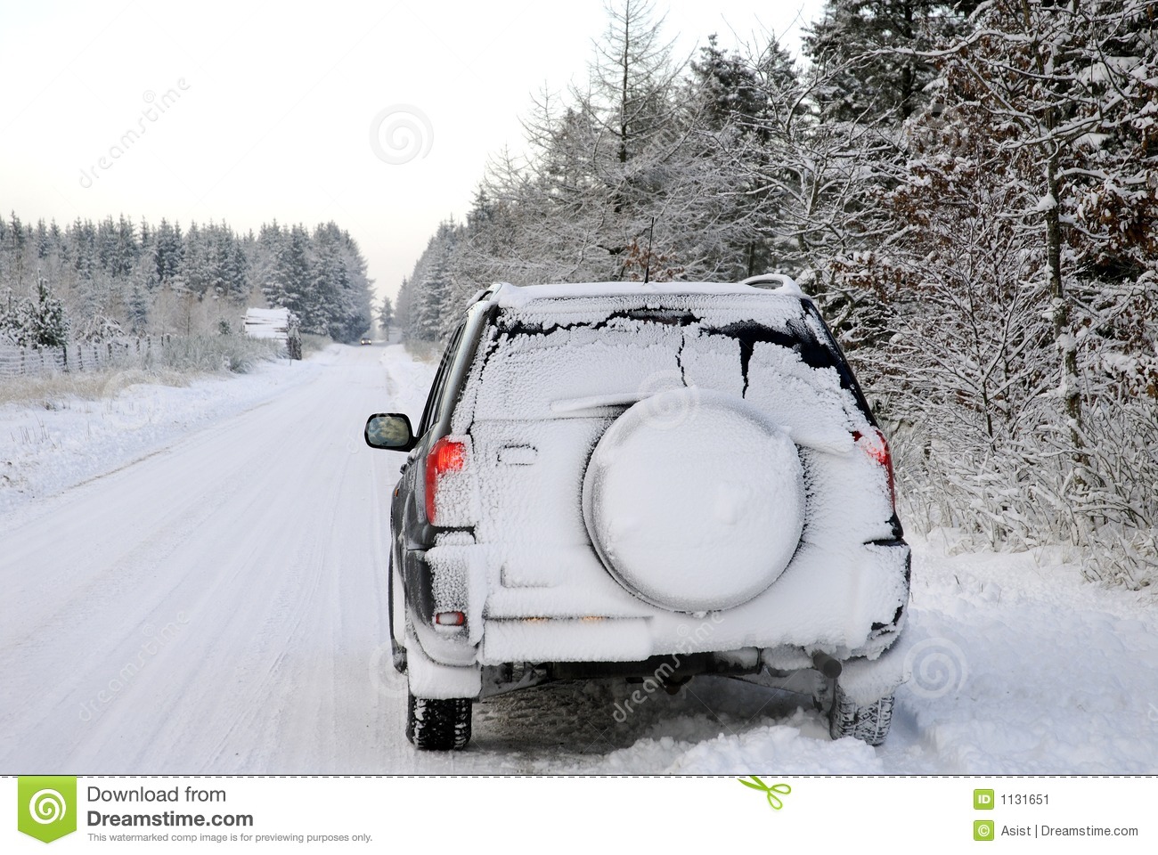 Winter Driving In The Deep Scandinavian Snow