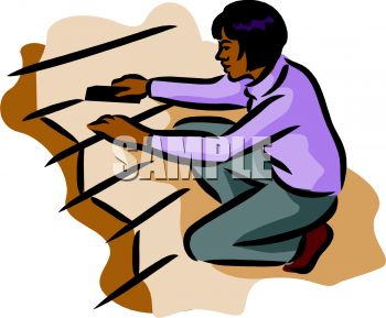 African American Cleaning Crew Clipart