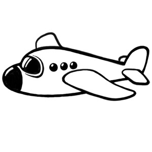 Airplane Clipart Black And White Airplane Clipart Black And