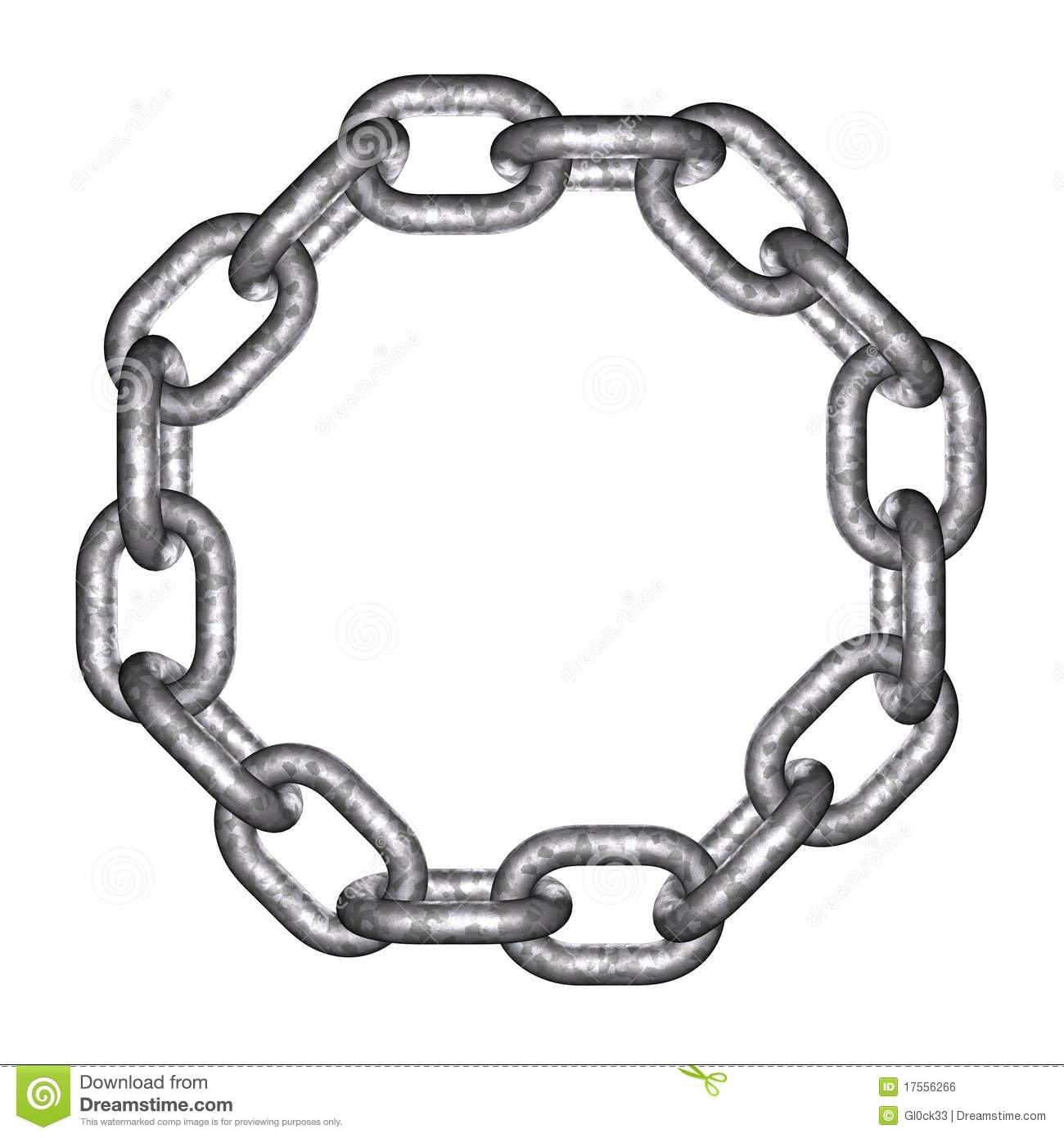 Chain Circle Clip Art Chain Royalty Free Stock Image