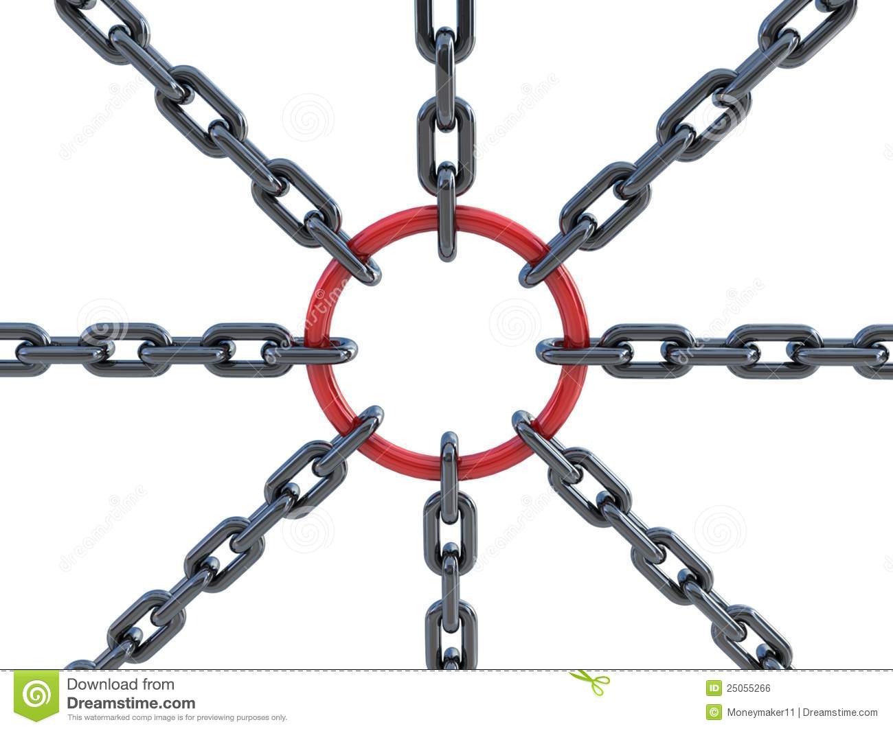Chain Circle Clipart 3d Chain And Circle