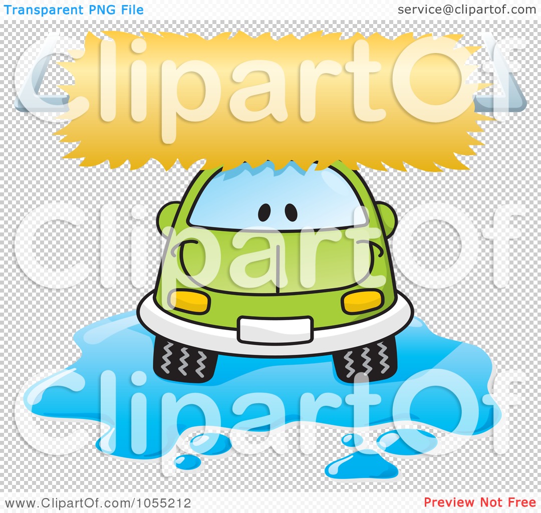 Clip Art Illustration Of A Happy Car In A Car Wash 10241055212 Jpg