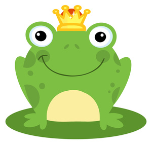 Frog Clipart Image  Clip Art Illustration Of A Happy Frog Sitting On A