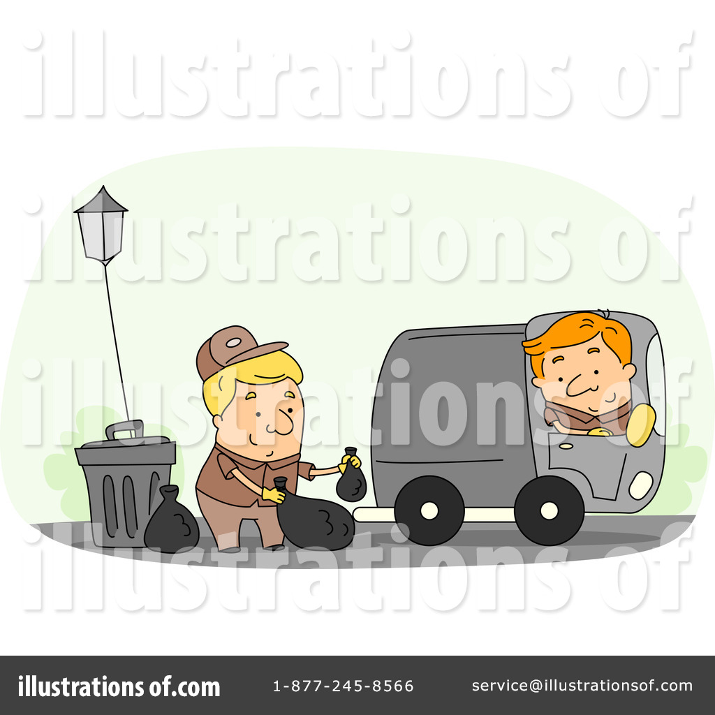 Garbage Man Clipart  1067676 By Bnp Design Studio   Royalty Free  Rf    