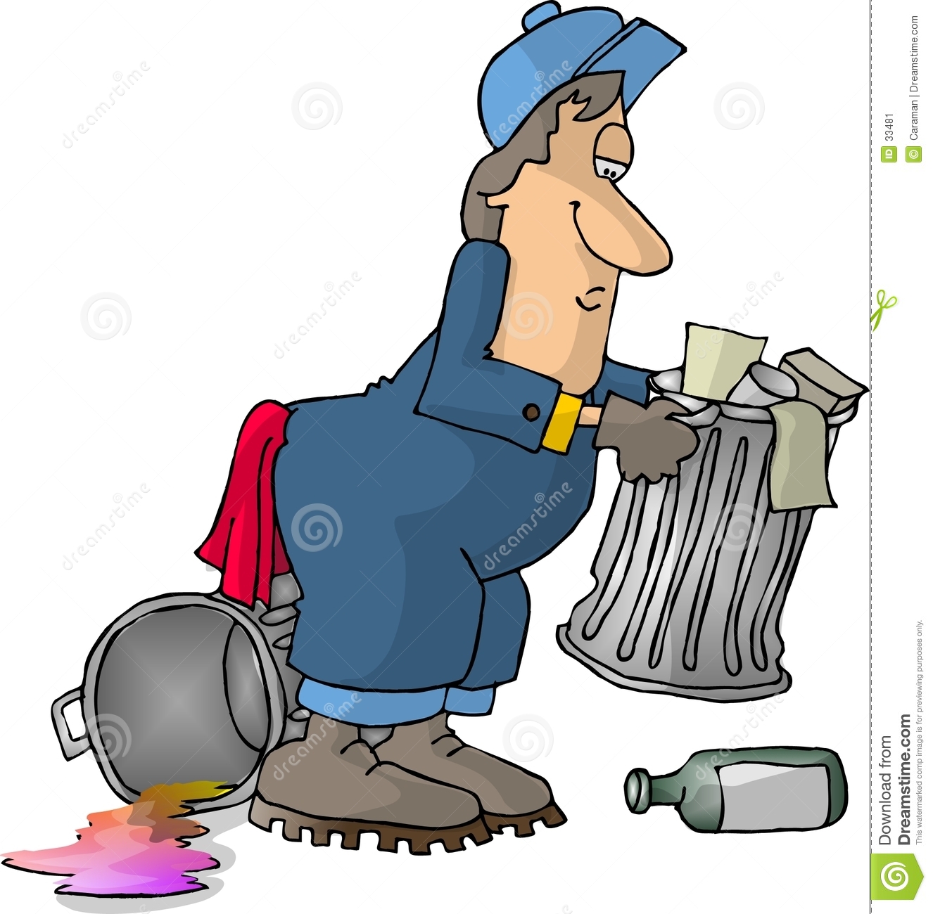 Garbage Man Stock Image   Image  33481