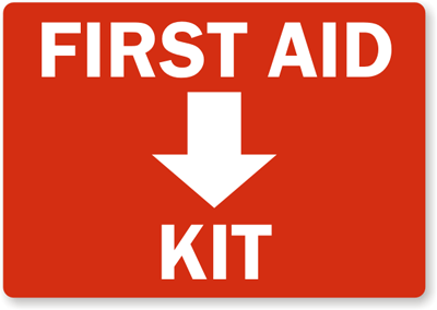 Home First Aid Kit Signs Lb 1497 First Aid Label First Aid Kit Inside    