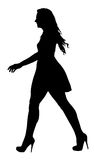 Image Of A Long Legged Teenage Girl Model Walking Royalty Free Stock    