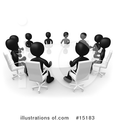 Meeting Clipart  15183   Illustration By 3pod