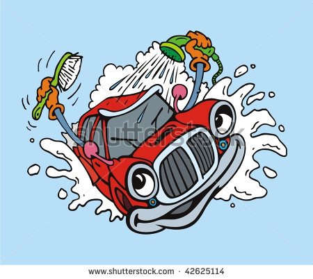 Pictures Cartoon Car Wash Stock Vector Clipart Cartoon Car Wash Vector
