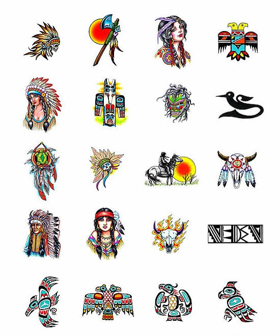 Short Information About Native American Symbols Clip Art