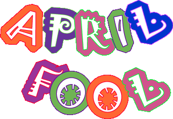 Style Make Up This April Fool Word Art Banner Graphic  Happy April