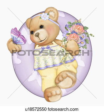   The Capital Letter O With Teddy Bear  Fotosearch   Search Clipart    