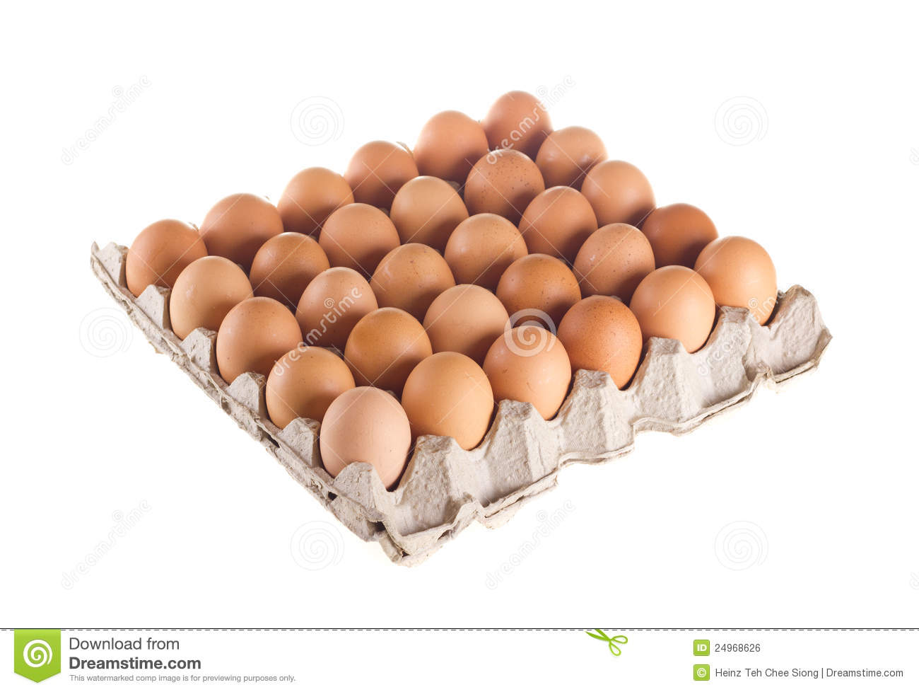 Carton Of Fresh Brown Eggs Royalty Free Stock Image   Image  24968626