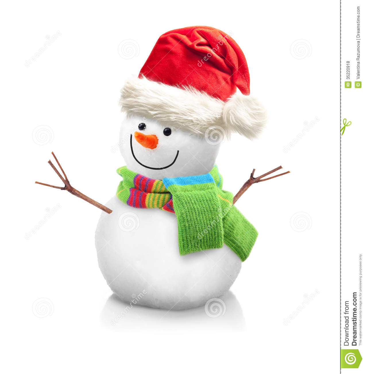 Claus Xmas Red Hat Isolated On White Background Mr No Pr No 3 916 5