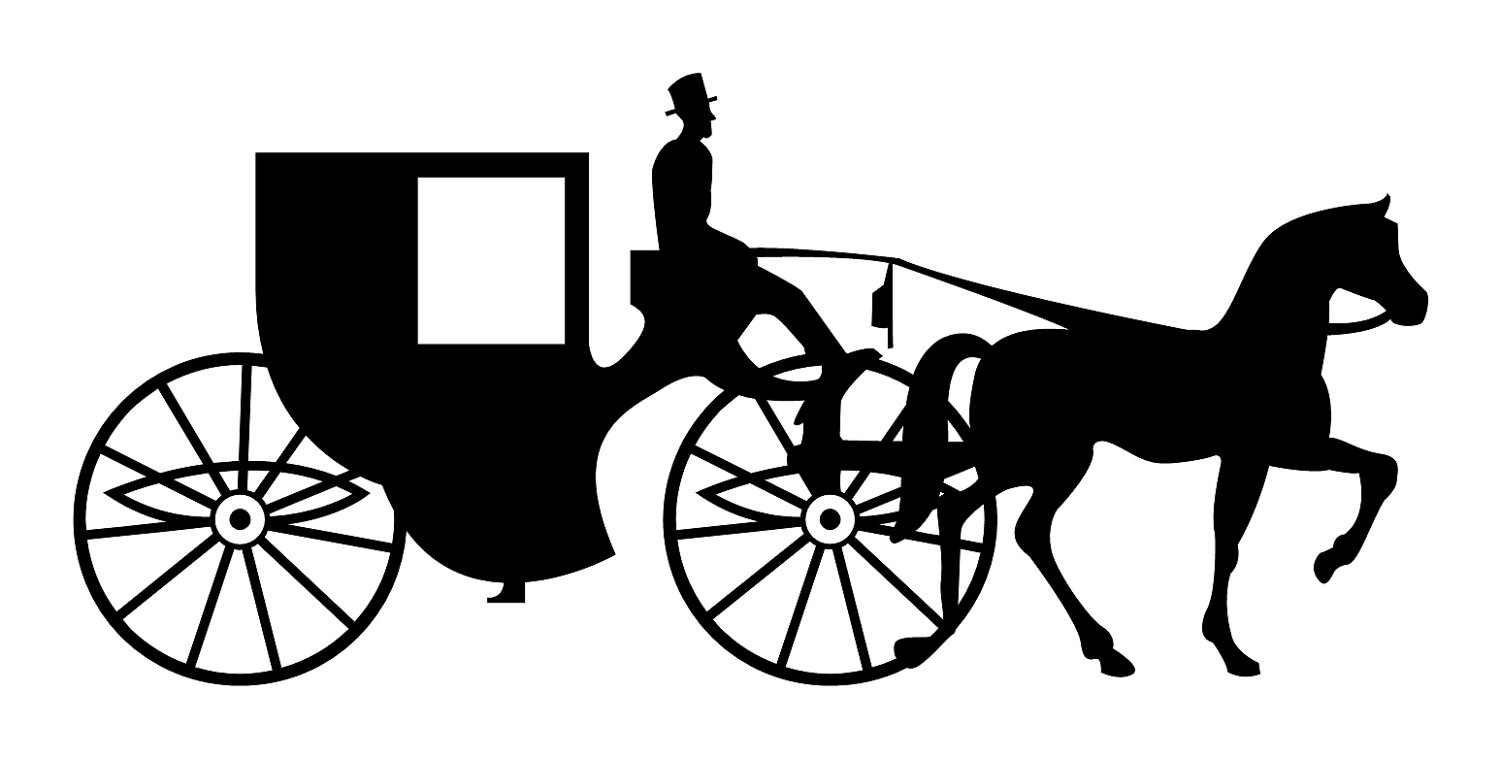 Custom Listing  Two Right Facing Horse   Carriage By Writeathome