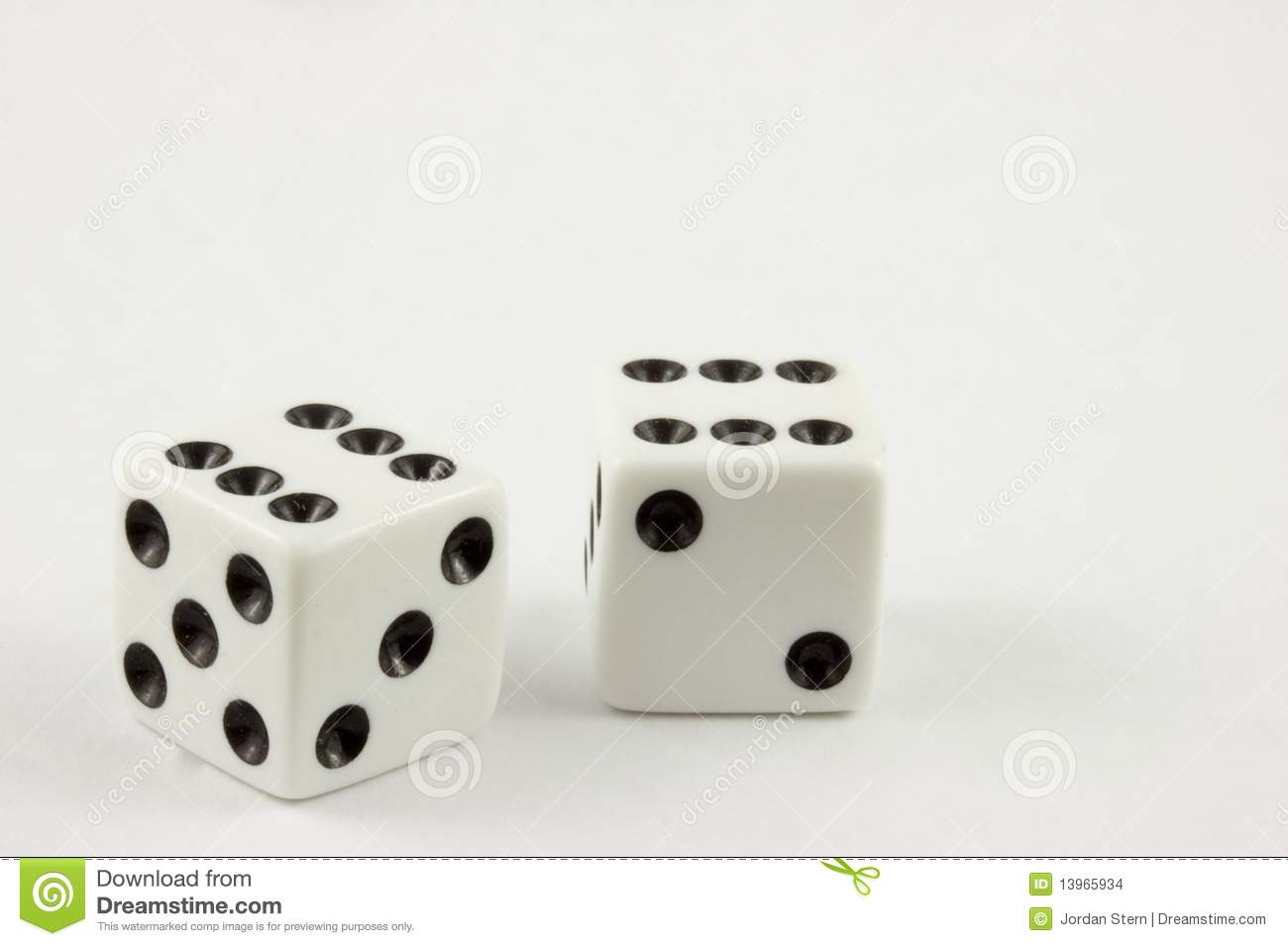 Dice   Double Sixes Stock Images   Image  13965934