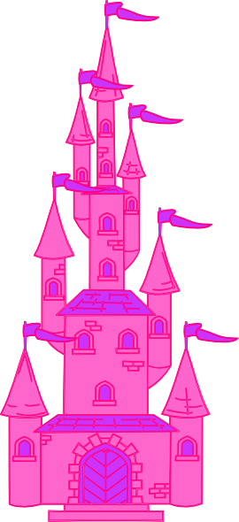 Disneyland Castle Clipart Castle Clip Art   Vector Clip