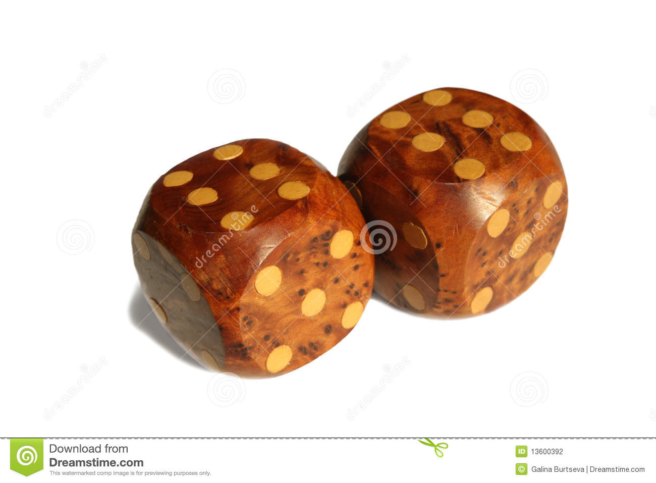 Double Sixes On Dice  Stock Photography   Image  13600392
