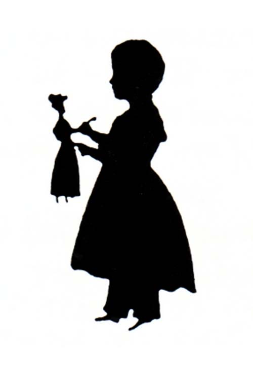 Little Girl Silhouette Graphics   Lucky Palm Graphics