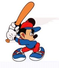 Mickey Playing Baseball    Cartoons    Myniceprofile Com