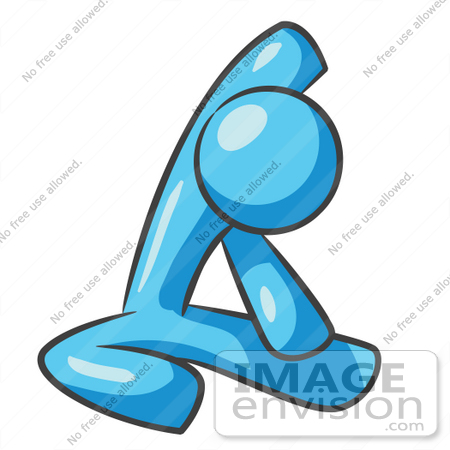 People Stretching Clipart  35882 Clip Art Graphic Of A