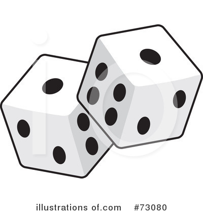 Royalty Free  Rf  Dice Clipart Illustration By Rosie Piter   Stock