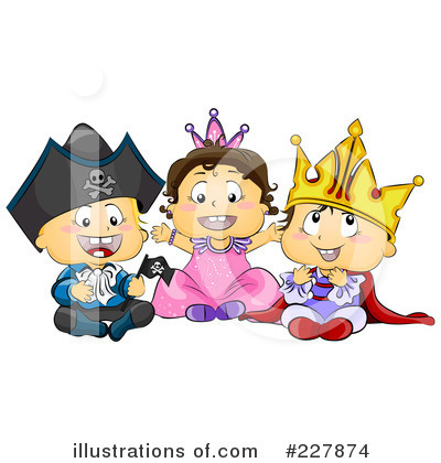 Royalty Free  Rf  Halloween Costume Clipart Illustration By Bnp Design