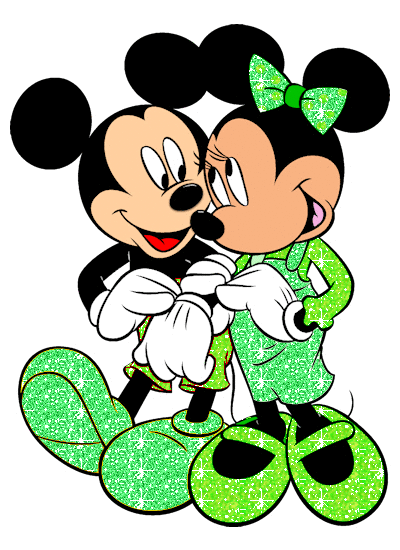Seasonal   St  Patrick S Day   Mickey And Minnie