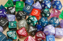 Set Of Role Playing Dice Stock Images